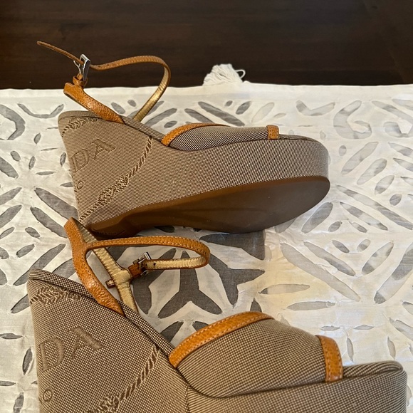 Vintage Prada wedge sandals - Picture 12 of 12